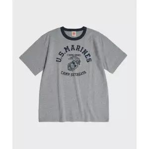 브론슨 BRONSON 1970s US Marine Tee Grey N-TOP-0021-GREY 446390
