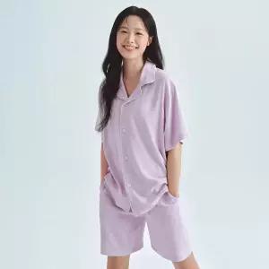 [BYC 본사] 린넨 반팔 잠옷세트 (남녀공용) NRZ1024