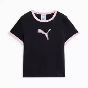 [국내매장판] 푸마 X 파워퍼프걸 링거 반팔티 637865 - 01 68 PUMA POWERPUFFGIRLS SS ringer Tee W 253879