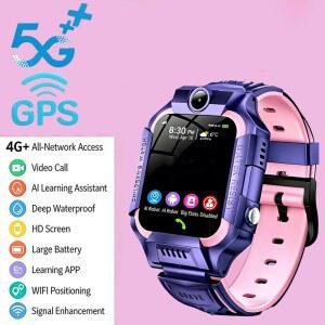 2026년 신형 5G 키즈 스마트워치 SOS GPS 위치 방수 시계 심카드 통화 카메라 어린이 IOS 안드로이드용