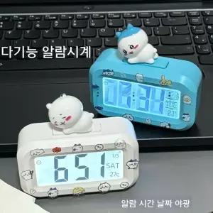 캐릭터 알람시계 탁상시계 학생용 무드등
