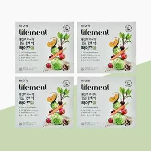 [셀러허브]이롬 황성주 박사의 1일 1생식 라이프밀 30g x 14포 x 4박스 식사대용 선식 뉴밀 (S49159907)