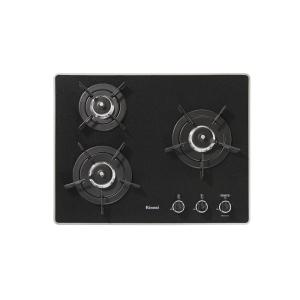 [AK평택점] [린나이] 3구 빌트인 가스쿡탑 블랙펄 (건전지타입) RBR-P6501D _pt