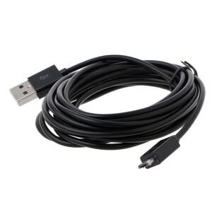 P82F 긴 3 미터 마이크로 USB 충전 PS4 컨트롤러에 대 한 전원 케이블