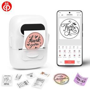 Marklife P50 휴대용 라벨 프린터 무선 포켓 스티커 메이커   DIY 태그 Inkless As B1/B21 모바일
