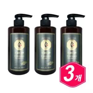 댕기머리 기골드 샴푸 500ml x 3개 중년 남자 여자 시니어 모발 두피 관리