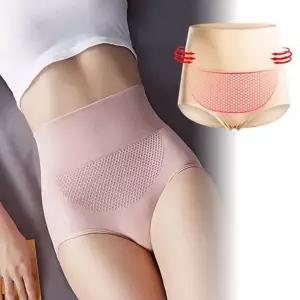 여성 뱃살 보정 편안한 힙업 탄력 하이 웨스트 보정 속옷 복부 드로즈 데일리 기능성 심리스 무봉제 정리