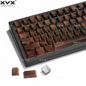 XVX 측면 인쇄  나무 Patten 5 염료 하위 PBT 키 캡 RGB 체리 프로필 MX 126