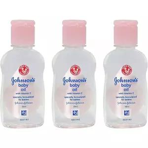 Johnson's Baby 존슨스베이비 마사지 오일, 50ml / 1.7 FL Oz - 3팩