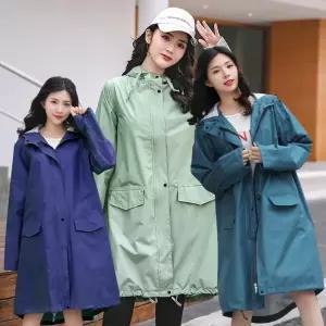 트렌치 레인코트 HQ 우의 캐주얼 바람막이 남성 여성 골프 우비 비옷 yw18