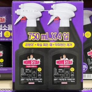 홈스타 욕실용 세정제 750ml X 4개 코스트코 화장실 욕실청소용 클리너
