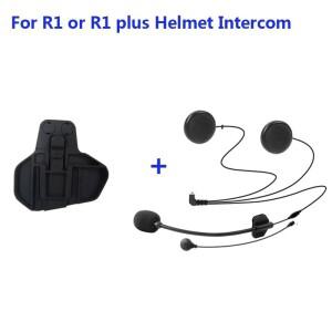 FreedConn 오리지널 액세서리 R1 & R1-PLUS 풀/오픈 페이스 헬멧 인터콤 헤드셋용 하드/소프트 마이크 5핀