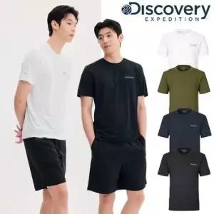 디스커버리 25SS DMRS65053 남성 프레시벤트 벤프 반팔티셔츠 냉감 티셔츠 레귤러핏 기능성티 206130