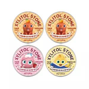 [자일리톨스톤] 브레드이발소 오렌지향 60g x 2개+딸기향 60g + 바나나향 60g