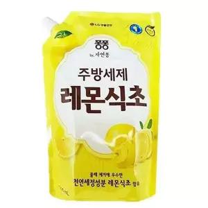 레몬식초주방세제 대용량리필세제 주방세필 과일세제 레몬향