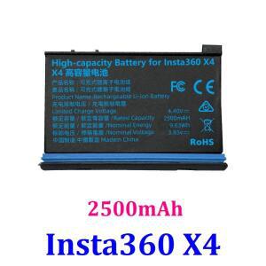 Insta360 X4 저온 내구성 배터리 용 2500mAh 고용량 360 ONE X 4 액세서리 고속 충전기