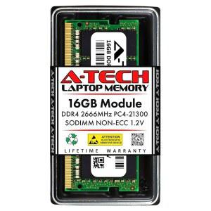 a-tech 16gb ddr4 2666mhz (pc4-2666v) cl19 sodimm 260핀 노트북 so-dimm ram 메모리 비ecc 1.2v 모듈