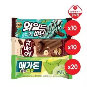 [신세계라이브쇼핑]와일드바디 민트초코 75ml x 10개+옥동자 헤이즐넛초코 75ml x 10개+메가톤 쫀득멜론...