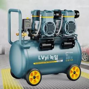 콤프레샤 5마력 에어 콤프레셔 9l600w 공기 저전압 펌프 저소음 차량용 공기압축기