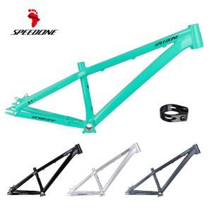 SPEEDONE 26인치 더트 점프 프레임 초경량 알루미늄 합금 산악 자전거 하드 BMX 10x135mm 퀵 릴리스 DJ