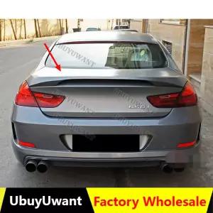 BMW 호환 6 시리즈 F12 F13 640i 650d F06 쿠페 2도어 2012-용 자동차 리어 스포일러 스플리터 리어 트렁크