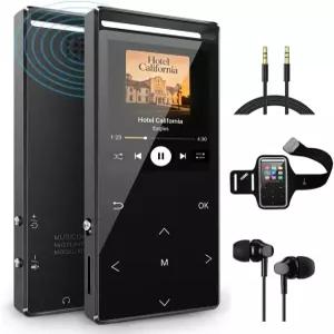 블루투스 스포츠 암밴드 FM 레코드 셔플 플레이 라인인 립 음악 음성 HiFi 다기능 메탈 쉘이 포함된 MP3
