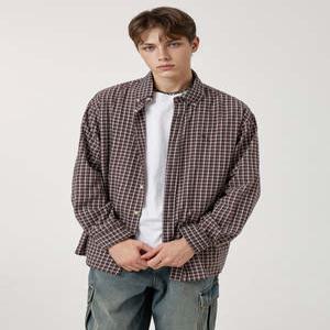 [AK수원점] [후아유] 공용  Vintage Loose-fit Check Shirts (U) WHYCF4991U