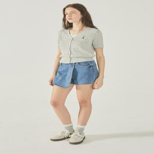 [AK수원점] [후아유] 여성 Denim Wrap Skirt Pants WHTJF2649F
