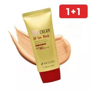 비비크림 3W UV썬블록 BB크림 SPF50 PA (1+1)