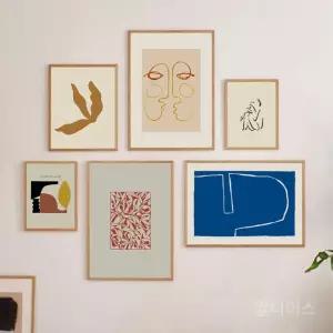 북유럽 아트 추상화 액자 카페 모던 캔버스 그림 미니멀 대형 미술 거실 벽장식 거실액자