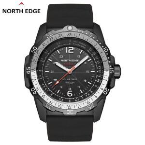 EVOQUE 남성용 디지털 발광 밀리터리 50m 스포츠 방수 환경 시계 E 남성용 NORTH 발전 워치 E 손목시계 태양광