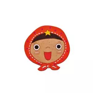 [하프클럽/브이와이]보자기소녀 나무조립키트 4.5T(10개입)(WA502)