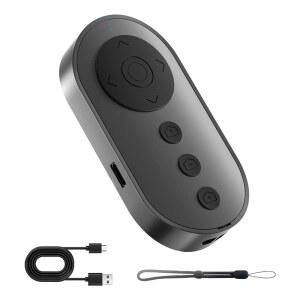 호환 줌 기능이 있는 비디오 및 사진 Bluetooth 원격 셔터, 셀카봉용 전면/후면 카메라 스위치