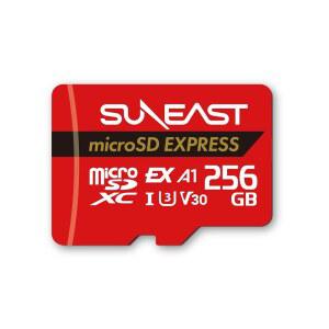 SUNEAST 마이크로SD Express 메모리 카드 256GB 최대 890MB/s 읽기 750MB/s 쓰기 닌텐도 스위치 2 게임용 고속 스토리지 4K 비디오와 호환 클래스 10 U3 V30 UHS-I A1
