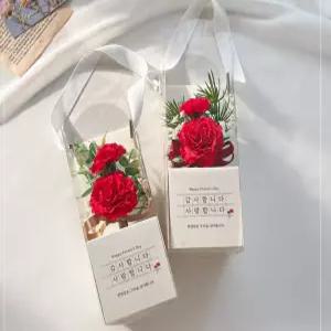 카네이션브로치 스승의날 어버이날 선물 코사지 브로치 생화같은 조화꽃