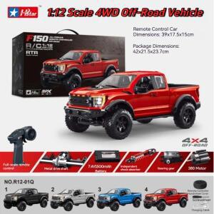 1:12 RC 픽업트럭 F150 4WD RC 크롤러 풀 프로포션 메탈 드라이브 샤프트 기어 오프로드 RC 자동차 실물처