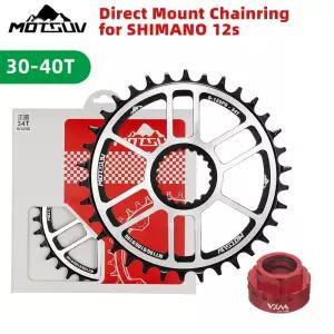 MOTSUV 12s 체인링 30T/32T/34T/36T/38T/40T 시마노 다이렉트 마운트 크랭크 FC-M9100 FC-M7100 SM-CRM95