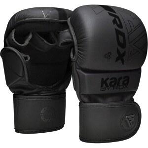 RDX MMA 글러브 스파링 그래플링, 하이브리드 오픈 팜 무술 미트 남성 여성, 마야 가죽 손목 지지대 숨기기, 케이지 파이팅 격투 스포츠 복싱 트레이닝, 무에타이, 펀칭백 킥복싱