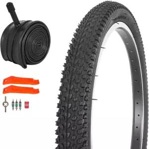 RUTU 20x1.75/1.95/2.10/2.125 MTB BMX 크루저 자전거용 접이식 타이어 및 이너 튜브 슈레이더 스트레이트