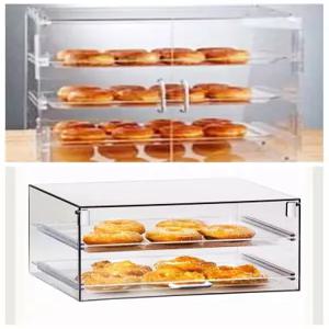 디저트 캐비닛 빵 진열 베이커리 쇼케이스 투명 2단 카페 매장용 조립식
