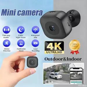 미니 HD 4K 카메라 WiFi 무선 모니터링 보호 원격 모니터 캠코더 비디오 감시 스마트 홈 2026