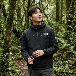 노스페이스 여름 경량 바람막이 자켓 쉘던 NJ3LS01 블랙