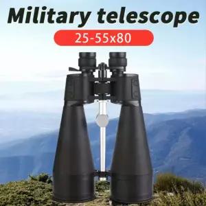 필드스코프 망원경 2555X80 쌍안경 장거리 BAK4 관광을위한 단안 HD 고배율 Telescope