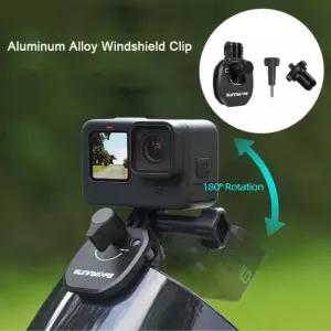 액션캠거치대 오토바이 바람막이 클램프 X3 프로액션 나노고 11 X5 13 고프로 360 1 개 Metal Adapter