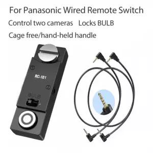 무선동조기 RC101 L1 리모컨 카메라 릴리스 S5II G9 S5 S1R 셔터 트럼펫 검은색