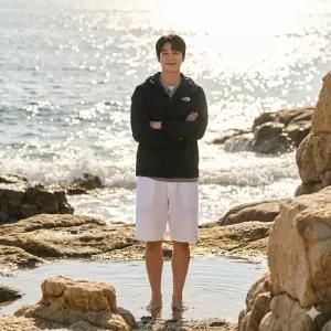 노스페이스 여름 경량 바람막이 자켓 루벤 NJ3LS02 블랙