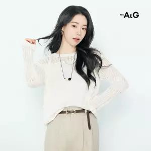 더엣지 [일시불2만] 26SS 린넨혼방 크로셰 썸머 니트 3종