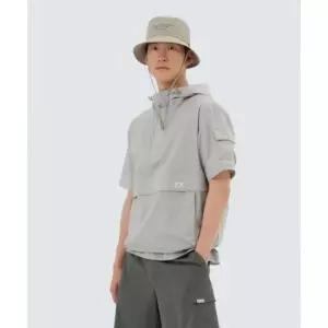 스노우피크 snowpeak APPAREL 루트 후드 반팔 아노락 S25MMRAN65 Light Gray 217849