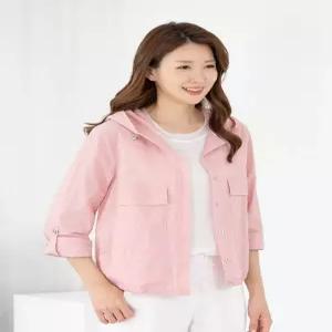 [모슬린]엄마옷 점퍼 경량 바람막이 롤업 604FGH162 마담중년여성빅사이즈50대60대