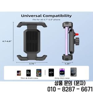 360도 회전 가능한 자전거 오토바이 휴대폰 거치대 실리콘 브래킷 지원 풀 타입 마운트 모든 사이클링 스탠
